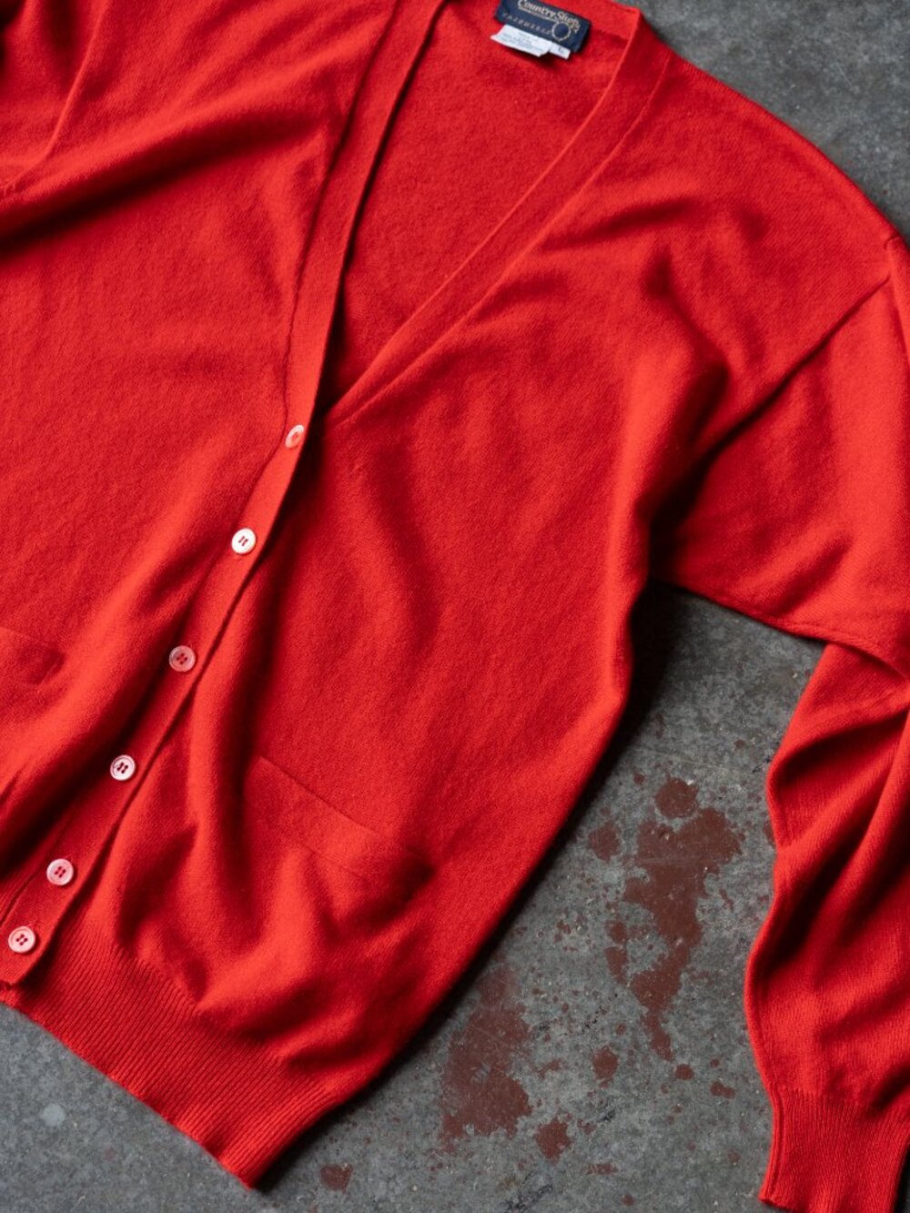 VTG Country Shop Cashmere Cardigan